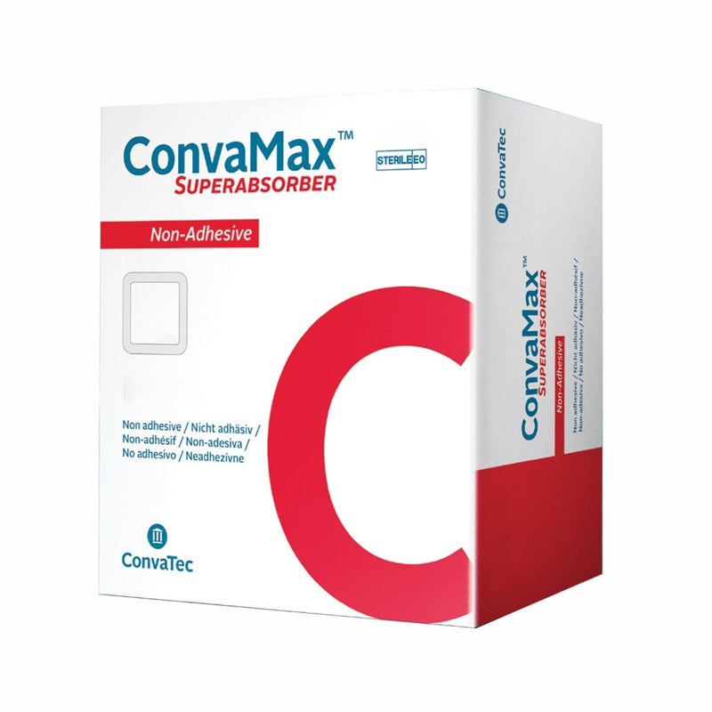 ConvaMax Superabsorber Foam Dressing, 4 x 4 Inch - 1159665_BX - 1 ConvaMax Superabsorber Foam Dressing, 4 x 4 Inch - 1159665_BX - 1