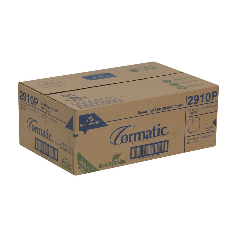 Cormatic Brown Paper Towel, 8¼ Inch x 700 Foot Roll - 452363_CS - 10 Cormatic Brown Paper Towel, 8¼ Inch x 700 Foot Roll - 452363_CS - 10