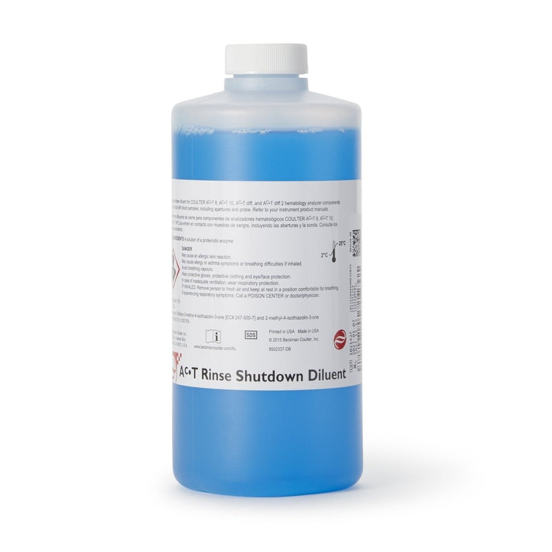 Coulter Ac.T Rinse Reagent Diluent For Ues With Coulter Ac.T 8 / Ac.T 10 / Ac.T Diff 2 Hematology Analyzers - 328547_EA - 1 Coulter Ac.T Rinse Reagent Diluent For Ues With Coulter Ac.T 8 / Ac.T 10 / Ac.T Diff 2 Hematology Analyzers - 328547_EA - 1