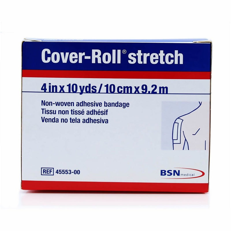 Cover Roll Stretch Nonwoven Polyester Dressing Retention Tape - 191704_BX - 4 Cover Roll Stretch Nonwoven Polyester Dressing Retention Tape - 191704_BX - 4