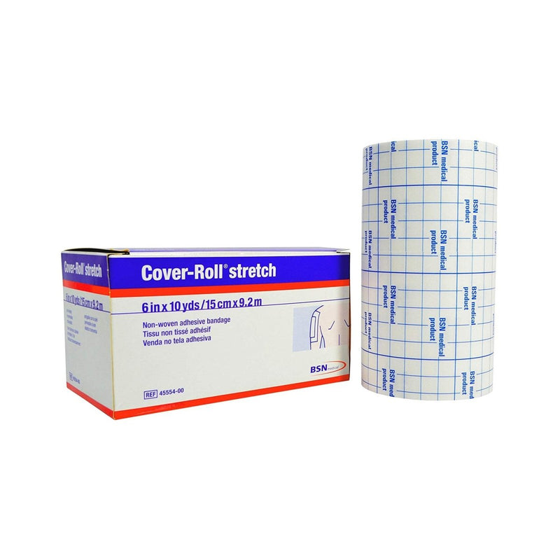 Cover Roll Stretch Nonwoven Polyester Dressing Retention Tape - 192145_BX - 6 Cover Roll Stretch Nonwoven Polyester Dressing Retention Tape - 192145_BX - 6
