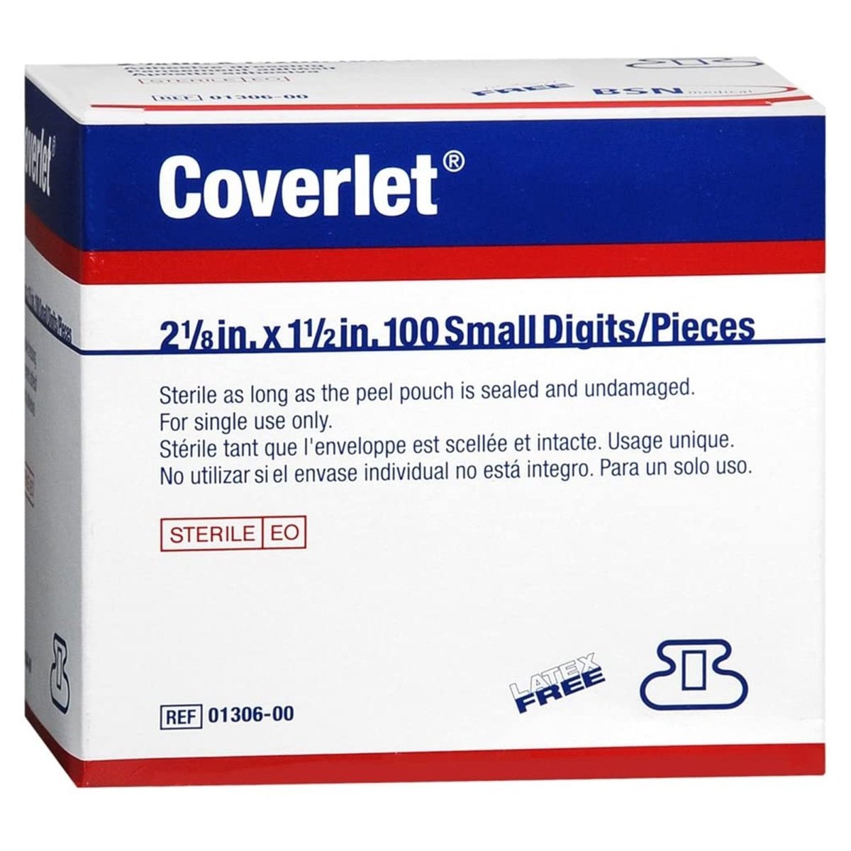 Coverlet Fingertip Tan Adhesive Strips - 29527_BX - 1 Coverlet Fingertip Tan Adhesive Strips - 29527_BX - 1