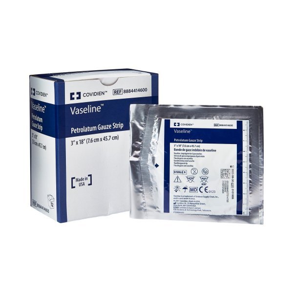 Covidien Vaseline Petrolatum Impregnated Dressing - 32727_DZ - 6 Covidien Vaseline Petrolatum Impregnated Dressing - 32727_DZ - 6