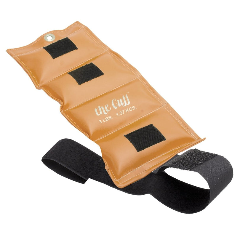 Cuff Original Ankle & Wrist Weight, Gold, 3 lbs. - 258505_EA - 1 Cuff Original Ankle & Wrist Weight, Gold, 3 lbs. - 258505_EA - 1