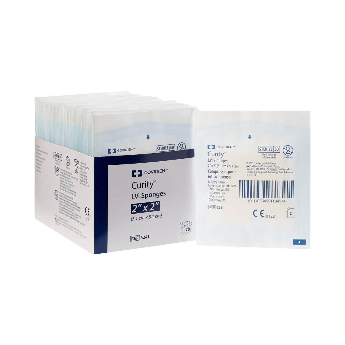 Curity I.V. / Drain Split Dressing - 235378_CS - 1 Curity I.V. / Drain Split Dressing - 235378_CS - 1