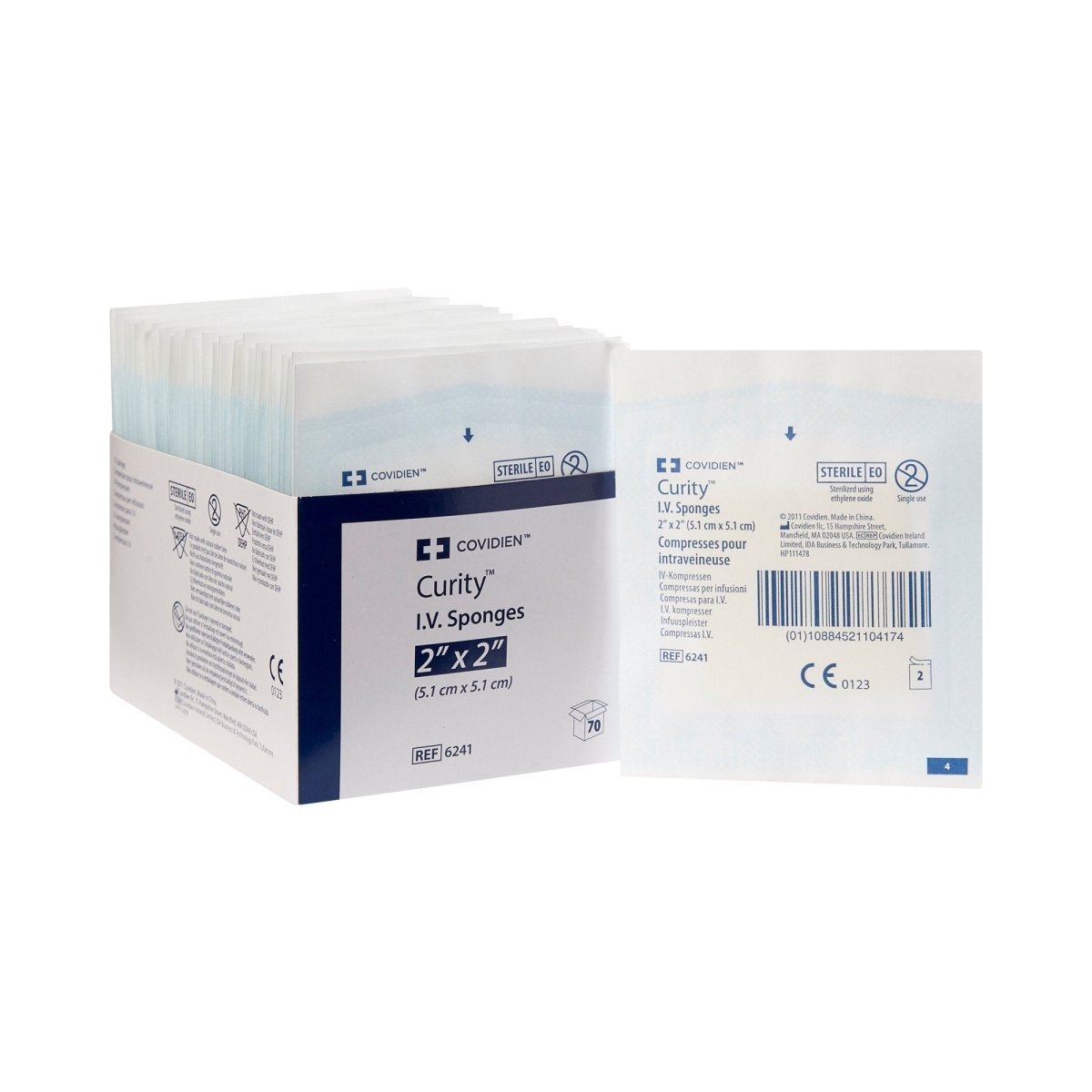 Curity I.V. / Drain Split Dressing - 235378_CS - 1 Curity I.V. / Drain Split Dressing - 235378_CS - 1