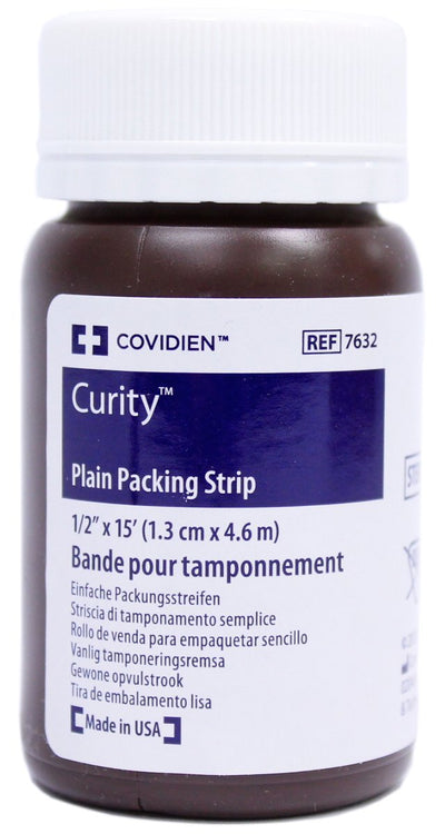 Curity Nonimpregnated Wound Packing Strip, ½ Inch x 5 Yard - 224788_CS - 1 Curity Nonimpregnated Wound Packing Strip, ½ Inch x 5 Yard - 224788_CS - 1
