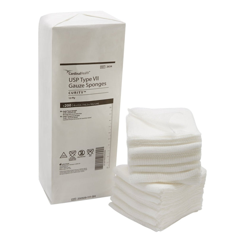 Curity Nonsterile USP Type VII Gauze Sponge - 10001_BG - 4 Curity Nonsterile USP Type VII Gauze Sponge - 10001_BG - 4