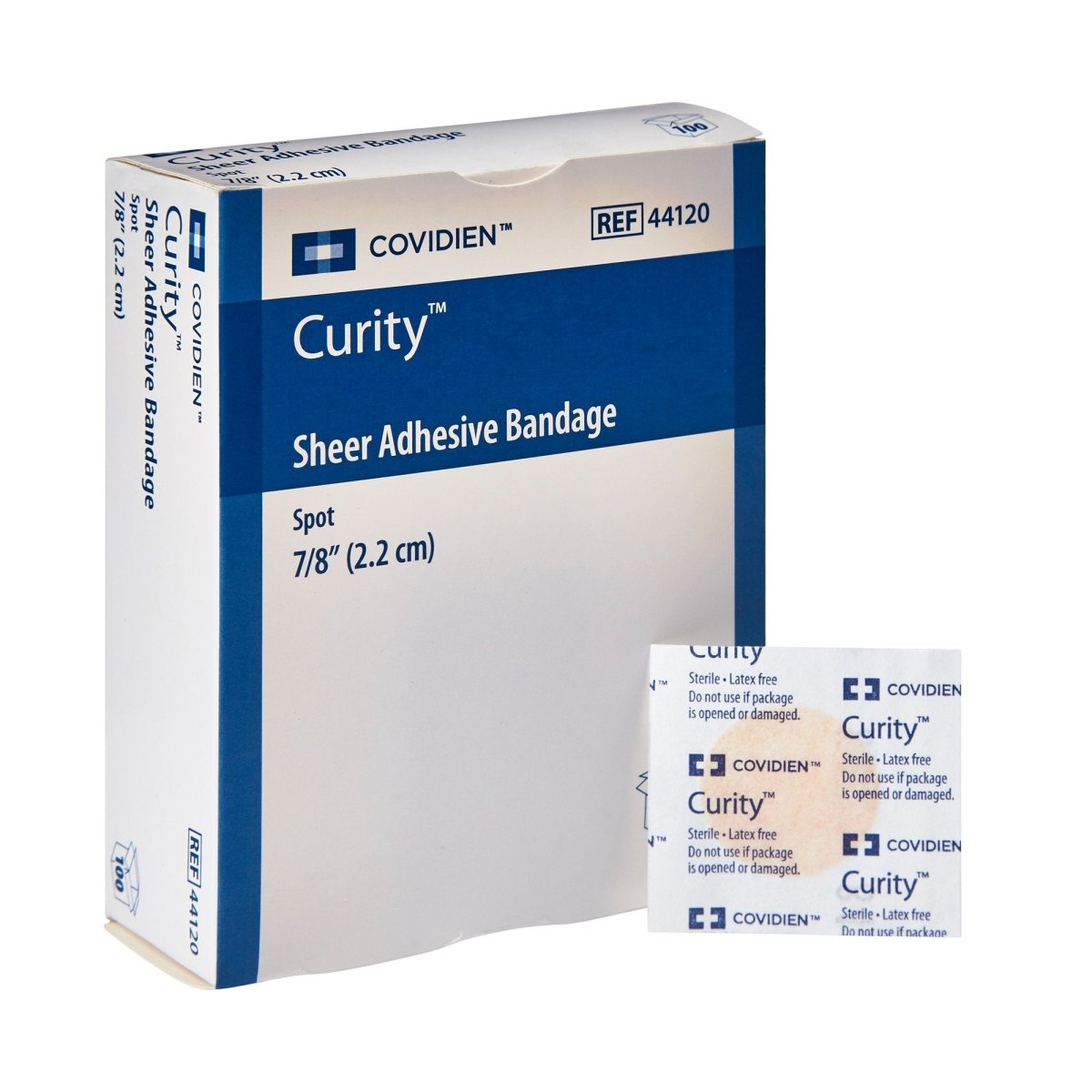 Curity Sheer Adhesive Spot Bandage - 740397_BX - 1 Curity Sheer Adhesive Spot Bandage - 740397_BX - 1