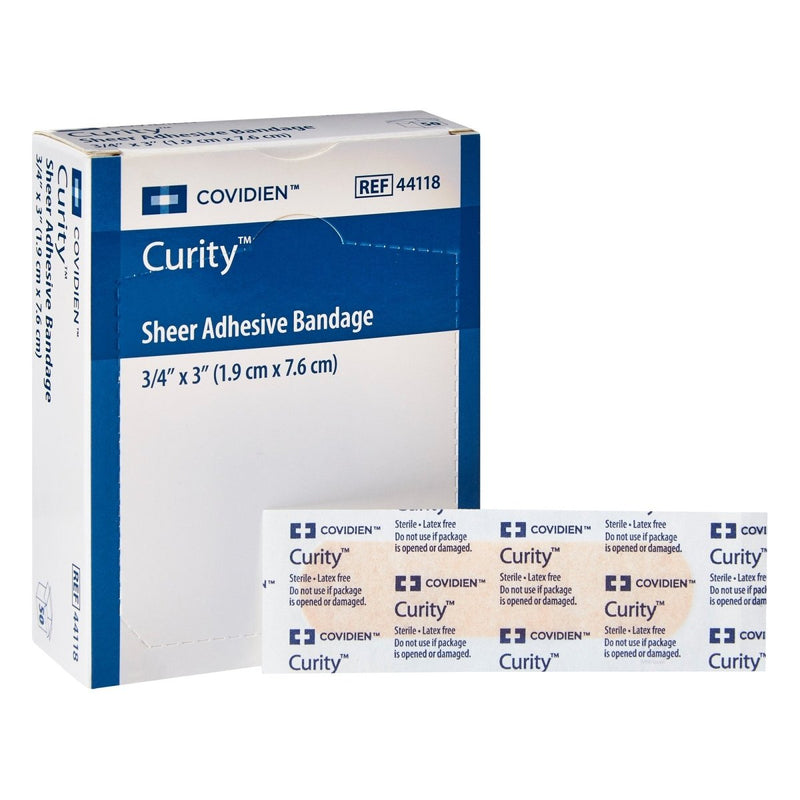 Curity Sheer Adhesive Strips - 735146_BX - 2 Curity Sheer Adhesive Strips - 735146_BX - 2