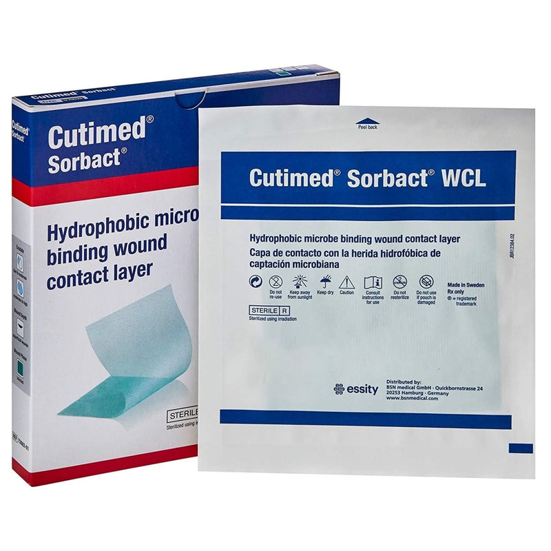 Cutimed Sorbact WCL Antimicrobial Wound Contact Layer Dressing, 4 x 5 Inch - 784065_BX - 1 Cutimed Sorbact WCL Antimicrobial Wound Contact Layer Dressing, 4 x 5 Inch - 784065_BX - 1