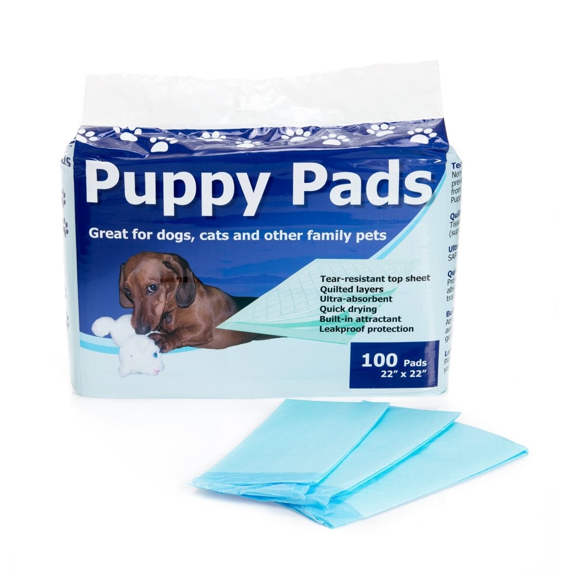 Cypress Absorbent Puppy Pads with Attractant, 22 x 22 Inch - 1130050_BG - 1 Cypress Absorbent Puppy Pads with Attractant, 22 x 22 Inch - 1130050_BG - 1