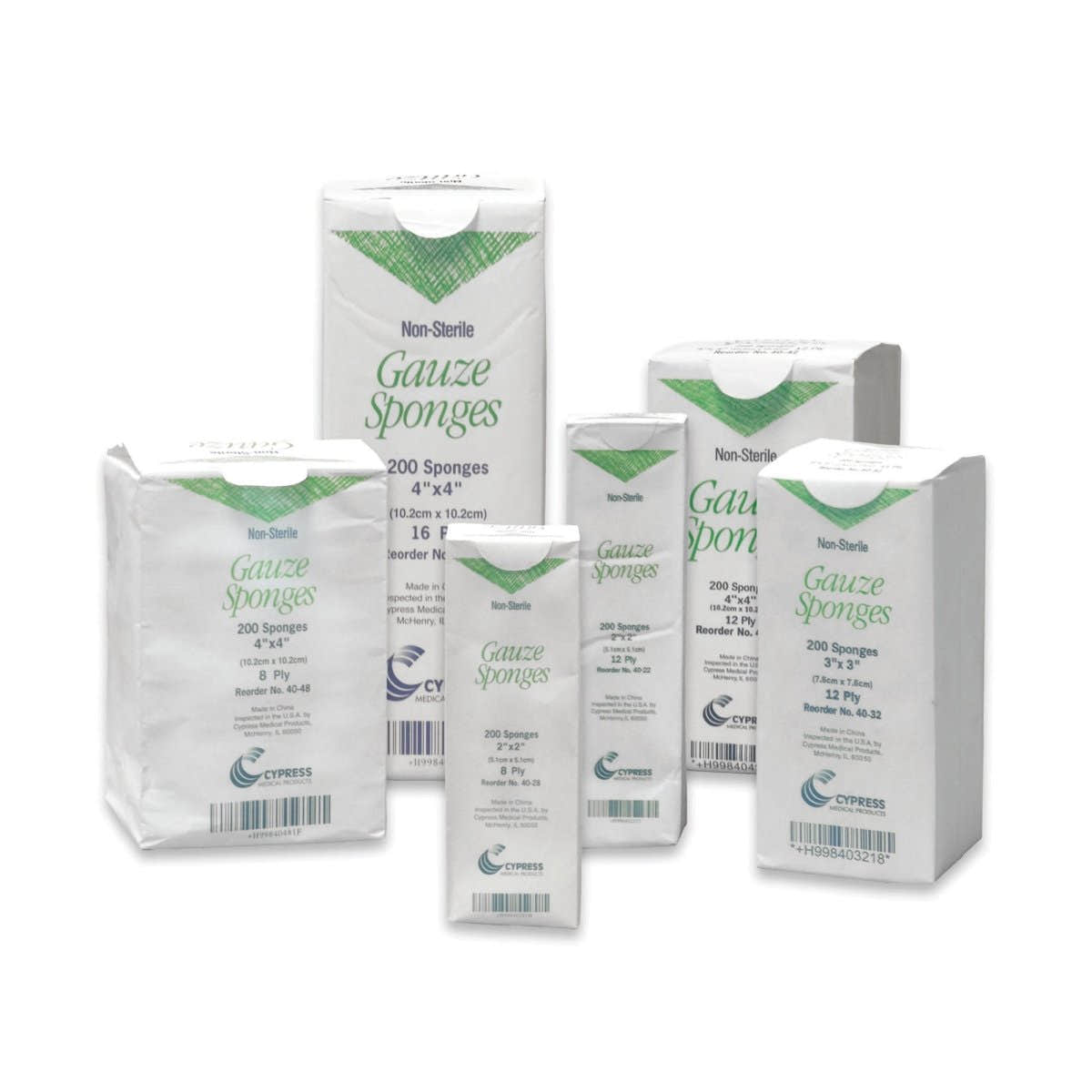 Cypress Gauze Sponge - 540913_CS - 1 Cypress Gauze Sponge - 867172_BX - 2