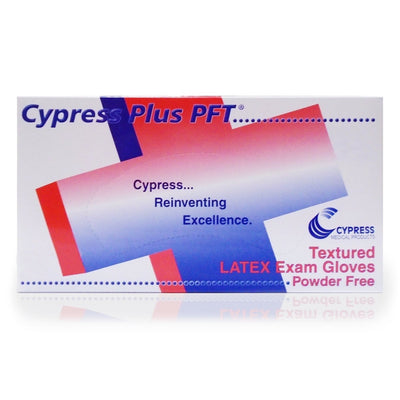 Cypress Plus Pft Latex Standard Cuff Length Exam Gloves - 367581_BX - 4 Cypress Plus Pft Latex Standard Cuff Length Exam Gloves - 367581_BX - 4