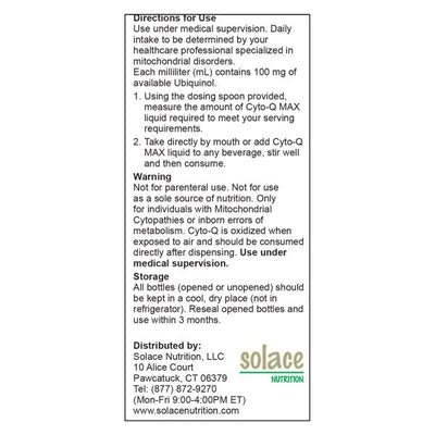 Cyto-Q MAX Oral Supplement, 5.7 oz. Bottle - 1062576_BT - 4 Cyto-Q MAX Oral Supplement, 5.7 oz. Bottle - 1062576_BT - 4