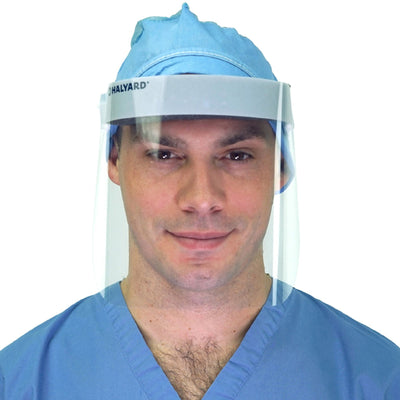 Halyard Face Shield 3/4 length -Case of 40 Halyard Face Shield 3/4 length -Case of 40