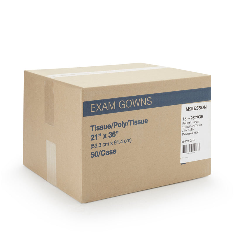 McKesson Pediatric Exam Gown, McKesson KIDS Print -Case of 50 McKesson Pediatric Exam Gown, McKesson KIDS Print -Case of 50