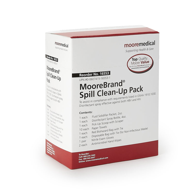 McKesson Bloodborne Pathogen Spill Clean-Up Pack -Case of 30 McKesson Bloodborne Pathogen Spill Clean-Up Pack -Case of 30