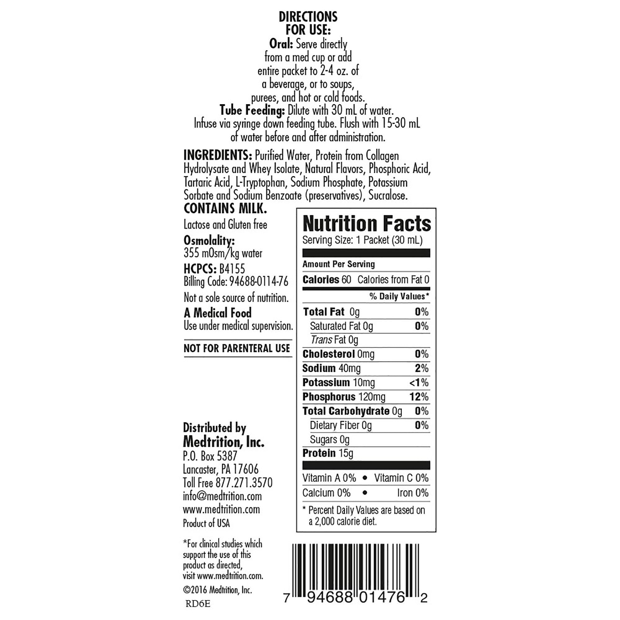 ProSource NoCarb Protein Supplement Concentrate, Unflavored, 1 oz. Bottle -Case of 100 ProSource NoCarb Protein Supplement Concentrate, Unflavored, 1 oz. Bottle -Case of 100