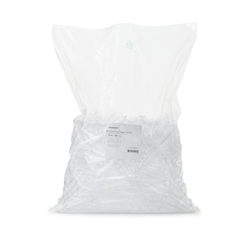 McKesson Conical Bottom Urinalysis Tube -Bag of 500 McKesson Conical Bottom Urinalysis Tube -Bag of 500