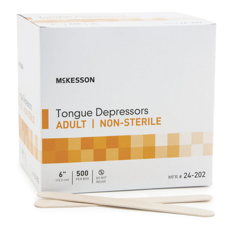 McKesson Tongue Depressor, Senior Wide Blade -Case of 10 McKesson Tongue Depressor, Senior Wide Blade -Case of 10