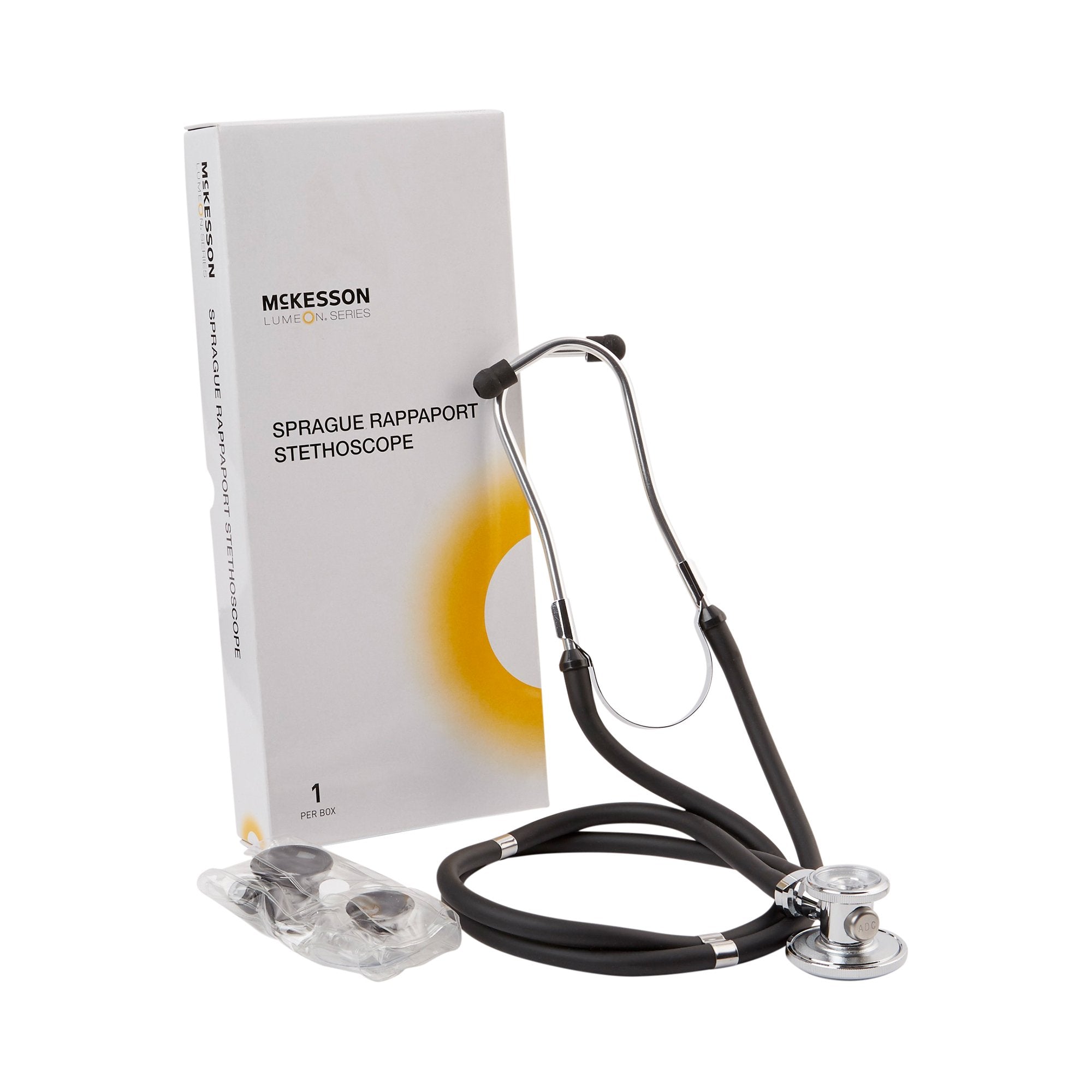 McKesson LUMEON Sprague - Rappaport Stethoscope, Black -Each McKesson LUMEON Sprague - Rappaport Stethoscope, Black -Each
