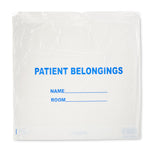 Dukal Patient Belongings Bag, White -Case of 250 Dukal Patient Belongings Bag, White -Case of 250