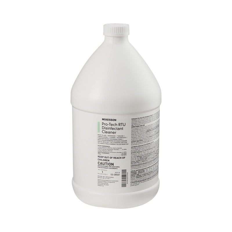 McKesson Pro-Tech Surface Disinfectant Cleaner Alcohol-Based Liquid, Non-Sterile, Floral Scent, 1 gal. Jug -Case of 4 McKesson Pro-Tech Surface Disinfectant Cleaner Alcohol-Based Liquid, Non-Sterile, Floral Scent, 1 gal. Jug -Case of 4
