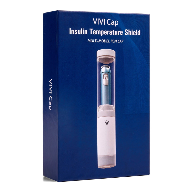 VIVI CAP Multi Insulin Pen Temperature Shield for Pre-Filled and Refillable Pens -Case of 50 VIVI CAP Multi Insulin Pen Temperature Shield for Pre-Filled and Refillable Pens -Case of 50