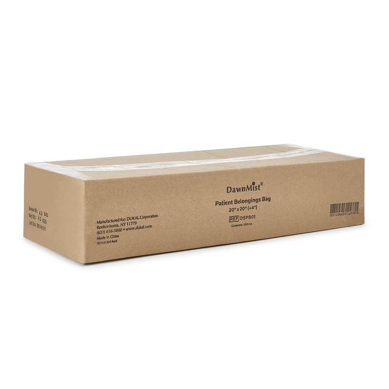 Dukal Patient Belongings Bag, White -Case of 250 Dukal Patient Belongings Bag, White -Case of 250