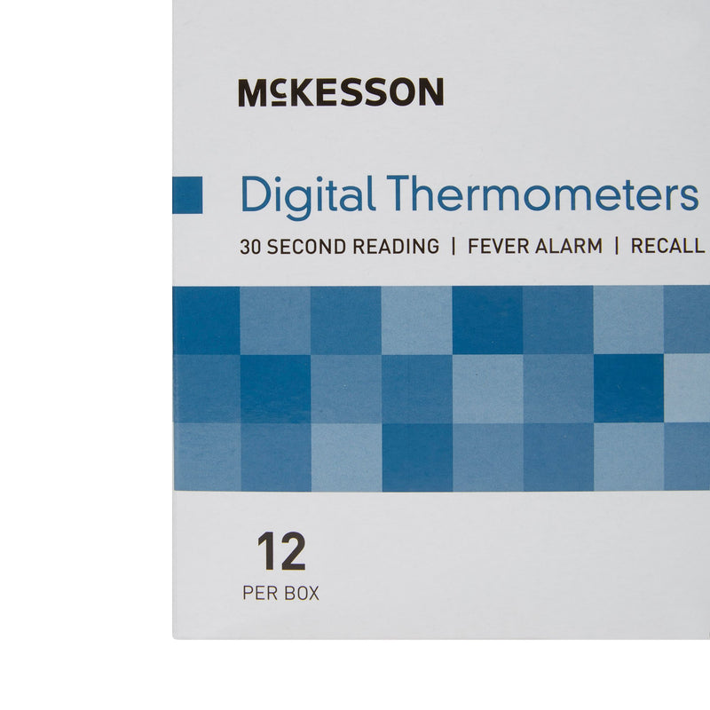 McKesson Digital Oral Thermometer -Box of 12 McKesson Digital Oral Thermometer -Box of 12