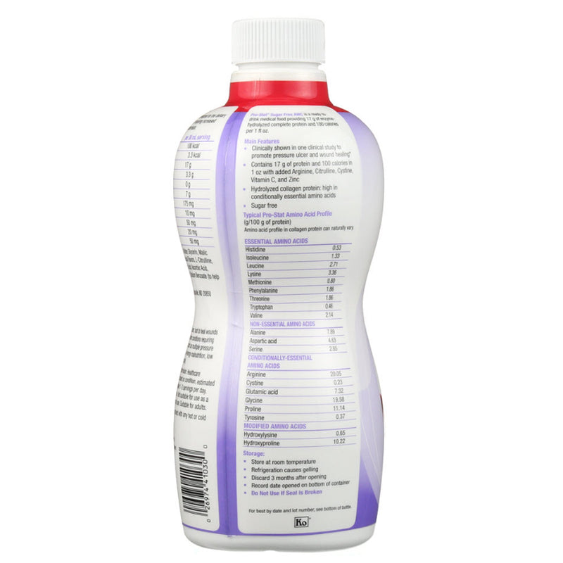 Pro-Stat Sugar-Free AWC Protein Supplement, Wild Cherry Punch, 30 oz. Bottle -Each Pro-Stat Sugar-Free AWC Protein Supplement, Wild Cherry Punch, 30 oz. Bottle -Each