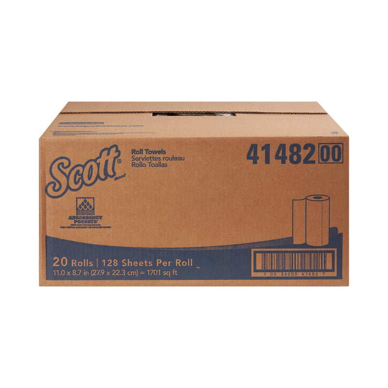 Scott Kitchen Paper Towel, 128 perforated sheets per roll -Case of 20 Scott Kitchen Paper Towel, 128 perforated sheets per roll -Case of 20