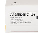 McKesson LUMEON Cuff, 2-Tube Bladder, Burgundy, Large -Case of 15 McKesson LUMEON Cuff, 2-Tube Bladder, Burgundy, Large -Case of 15