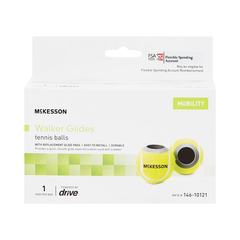 McKesson Tennis Ball Glide Pads -1 Pair McKesson Tennis Ball Glide Pads -1 Pair