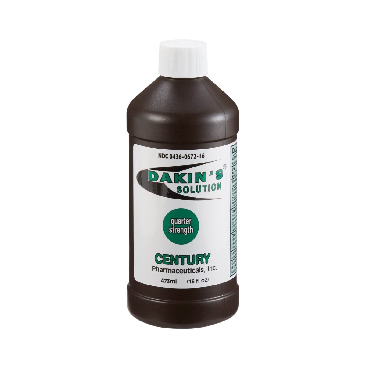 Dakin's Quarter Strength Wound Antimicrobial Cleanser, 16 fl. oz. - 695770_EA - 1 Dakin's Quarter Strength Wound Antimicrobial Cleanser, 16 fl. oz. - 695770_EA - 1