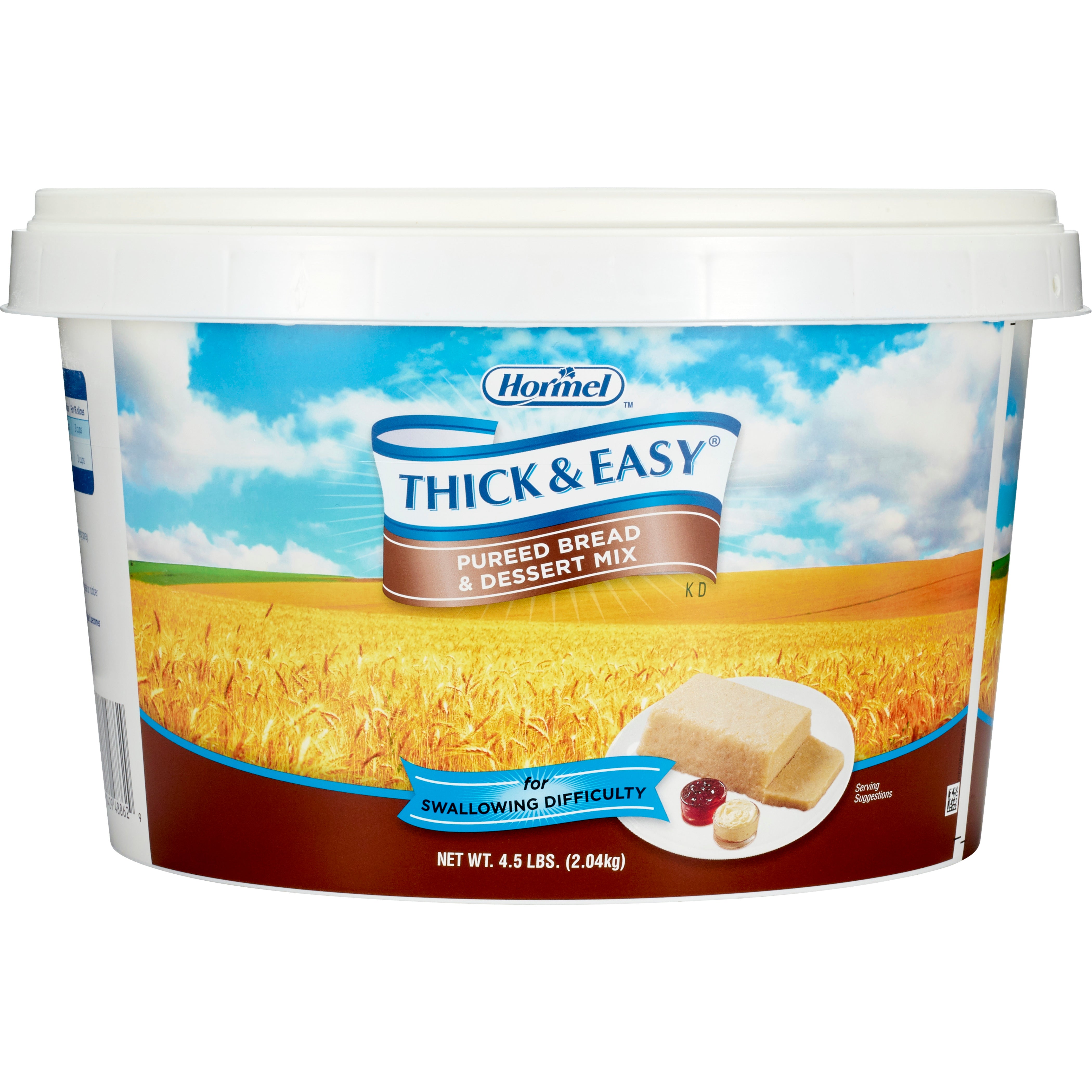 Thick & Easy Ready to Mix Puree Bread Mix, 4.5 lb. Tub -Case of 2 Thick & Easy Ready to Mix Puree Bread Mix, 4.5 lb. Tub -Case of 2