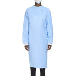 AERO BLUE Surgical Gown with Towel, Large, Blue -Case of 32