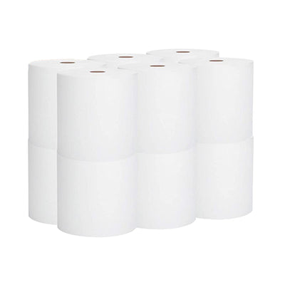 Scott Hardwound Continuous Roll Paper Towels, White, 8" -Case of 12 Scott Hardwound Continuous Roll Paper Towels, White, 8" -Case of 12