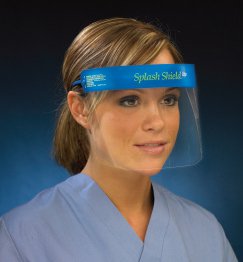 Splash Shield Lite Face Shield with Frame -Case of 200 Splash Shield Lite Face Shield with Frame -Case of 200
