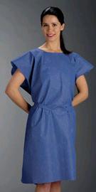 Graham Medical Products Patient Exam Gown, Medium/ Large, Blue, 30 X 44 Inch -Case of 50 Graham Medical Products Patient Exam Gown, One Size Fits Most, Mauve, 30 X 42 Inch -Case of 50