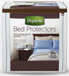 Depend Bed Protectors Thicker and Super Absorbent Underpad - 1052688_PK - 1 Depend Bed Protectors Thicker and Super Absorbent Underpad - 1052688_PK - 1