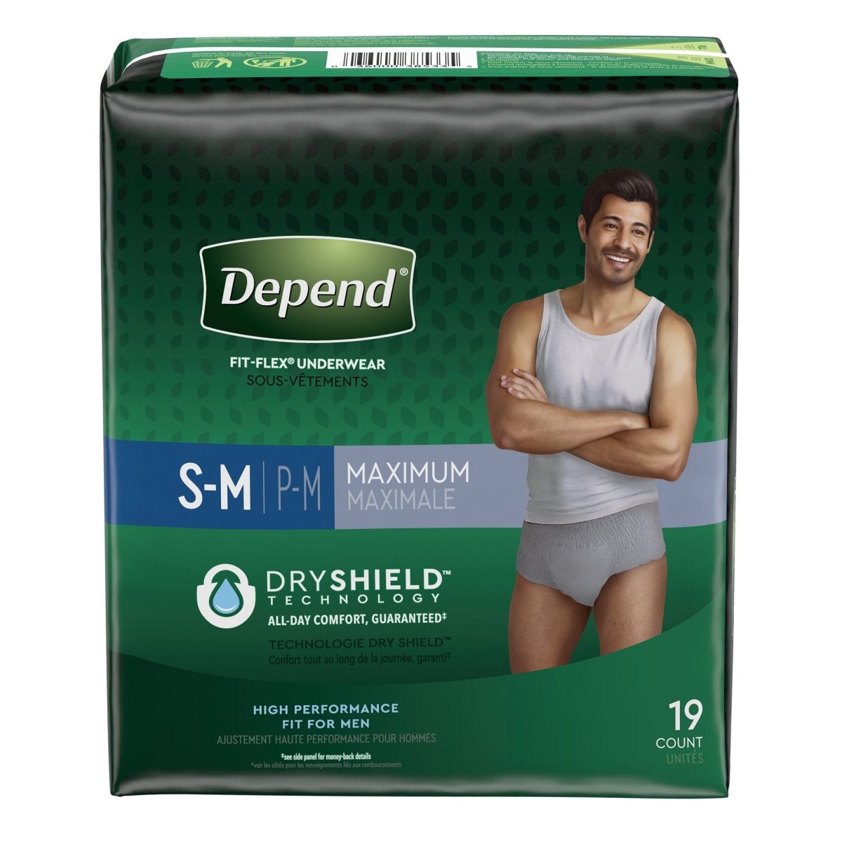 Depend Fit Flex Absorbent Underwear For Men - 984194_CS - 1 Depend Fit Flex Absorbent Underwear For Men - 984194_CS - 1