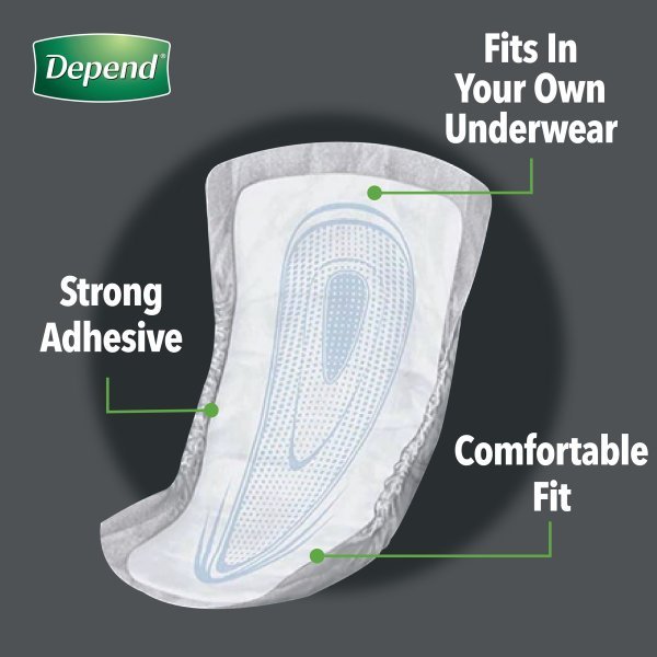 Depend Guards Incontinence Pads - 764551_BG - 4 Depend Guards Incontinence Pads - 764551_BG - 4