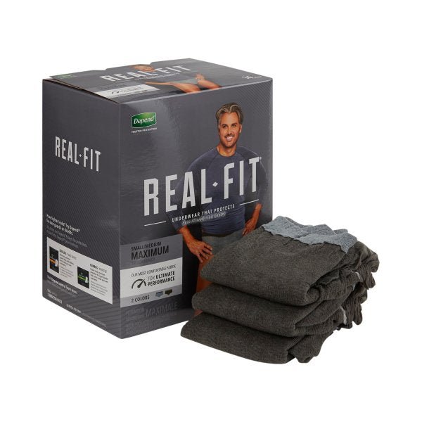 Depend Real Fit Maximum Absorbent Underwear for Men - 1132145_CS - 6 Depend Real Fit Maximum Absorbent Underwear for Men - 1132145_CS - 6