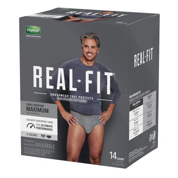 Depend Real Fit Maximum Absorbent Underwear for Men - 1132145_CS - 7 Depend Real Fit Maximum Absorbent Underwear for Men - 1132145_CS - 7