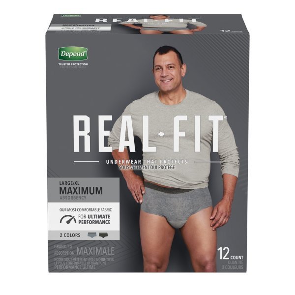 Depend Real Fit Maximum Absorbent Underwear for Men - 1132145_CS - 11 Depend Real Fit Maximum Absorbent Underwear for Men - 1132145_CS - 11