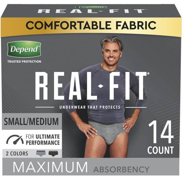 Depend Real Fit Maximum Absorbent Underwear for Men - 1160314_PK - 1 Depend Real Fit Maximum Absorbent Underwear for Men - 1160314_PK - 1