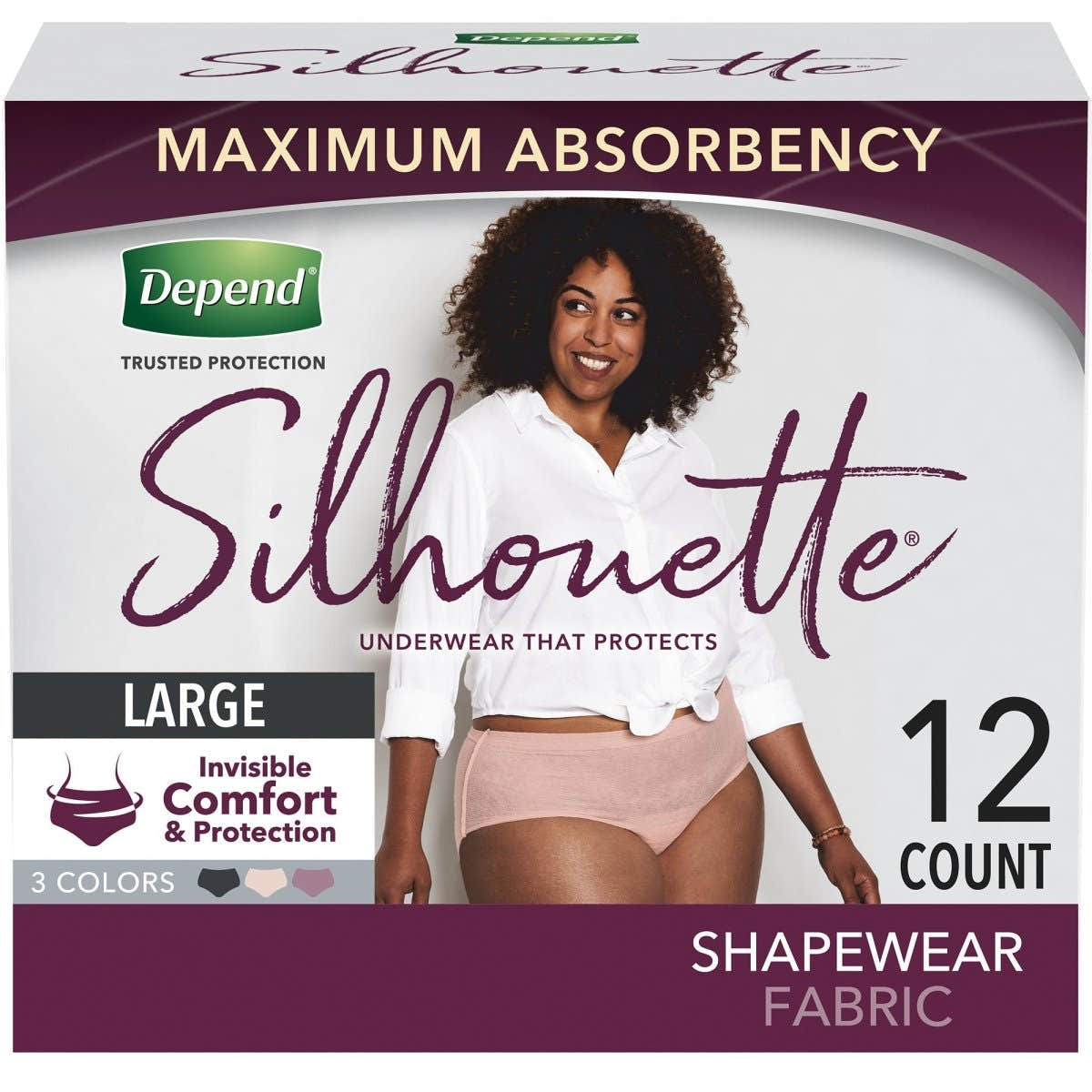 Depend Silhouette Classic Women's Underwear - 1205941_CS - 1 Depend Silhouette Classic Women's Underwear - 1205941_CS - 1