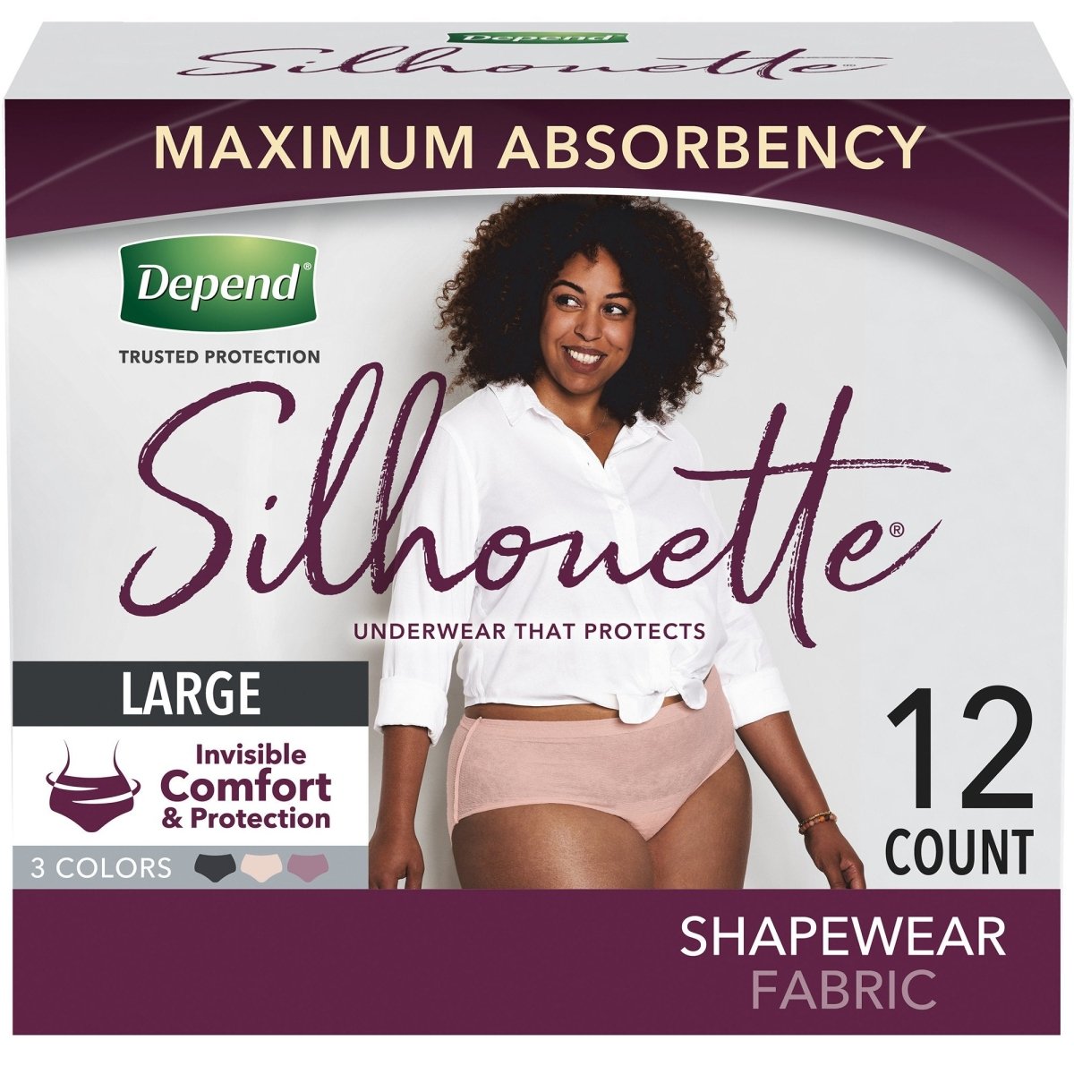 Depend Silhouette Classic Women's Underwear - 1205941_CS - 1 Depend Silhouette Classic Women's Underwear - 1205941_CS - 1